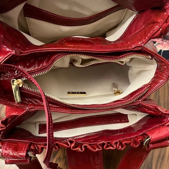 NWT Tressje Gorgeous Red Patent Leather handbag. - Picture 16 of 16